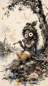 Baby Jagannath with Fluet