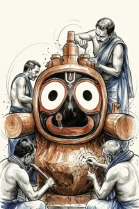Making of Jagannath Idol