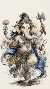 Mahotkata Ganapati traditional Indian devotional art
